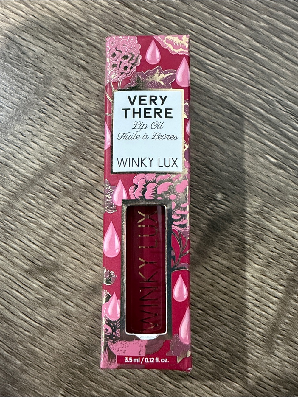 Winky Lux Very There Lip Oil in Berry NEW